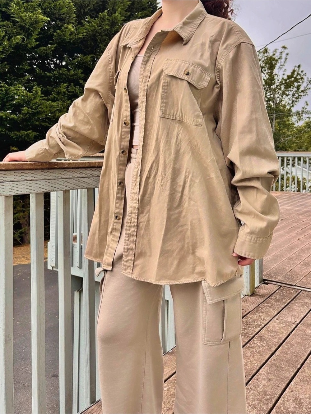 Wrangler Utility Jacket in Beige Size 3XL Like New
